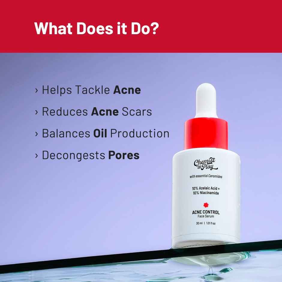 Chemist at Play Acne Control Face Serum for All Skin Types