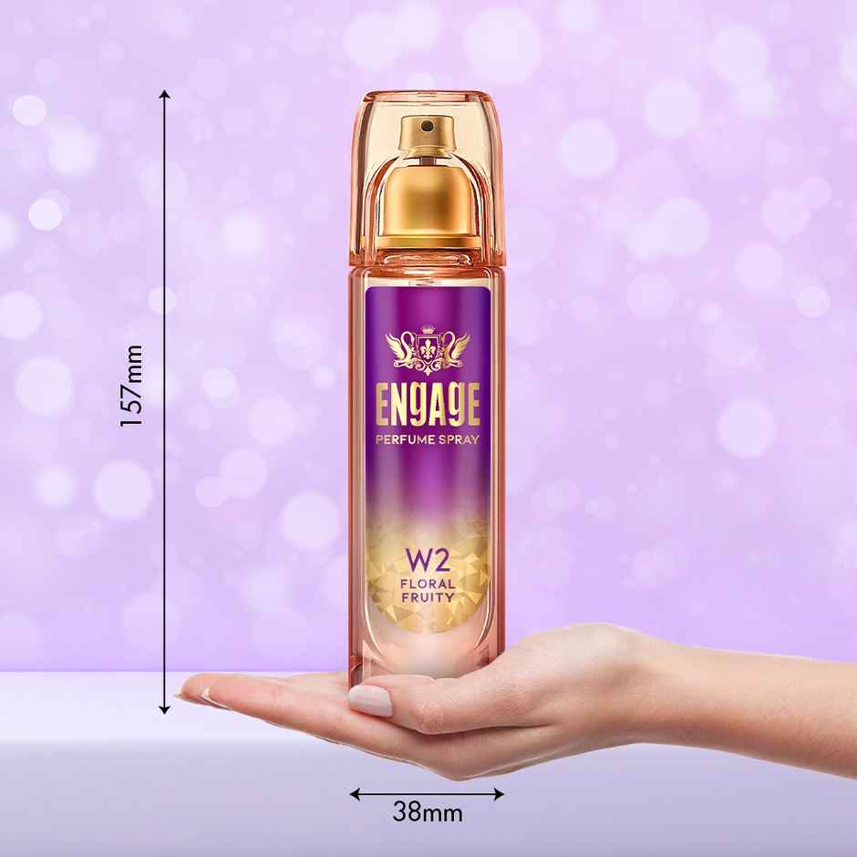 Engage W2 Perfume for Women | Floral & Fruity Fragrance | Skin Friendly