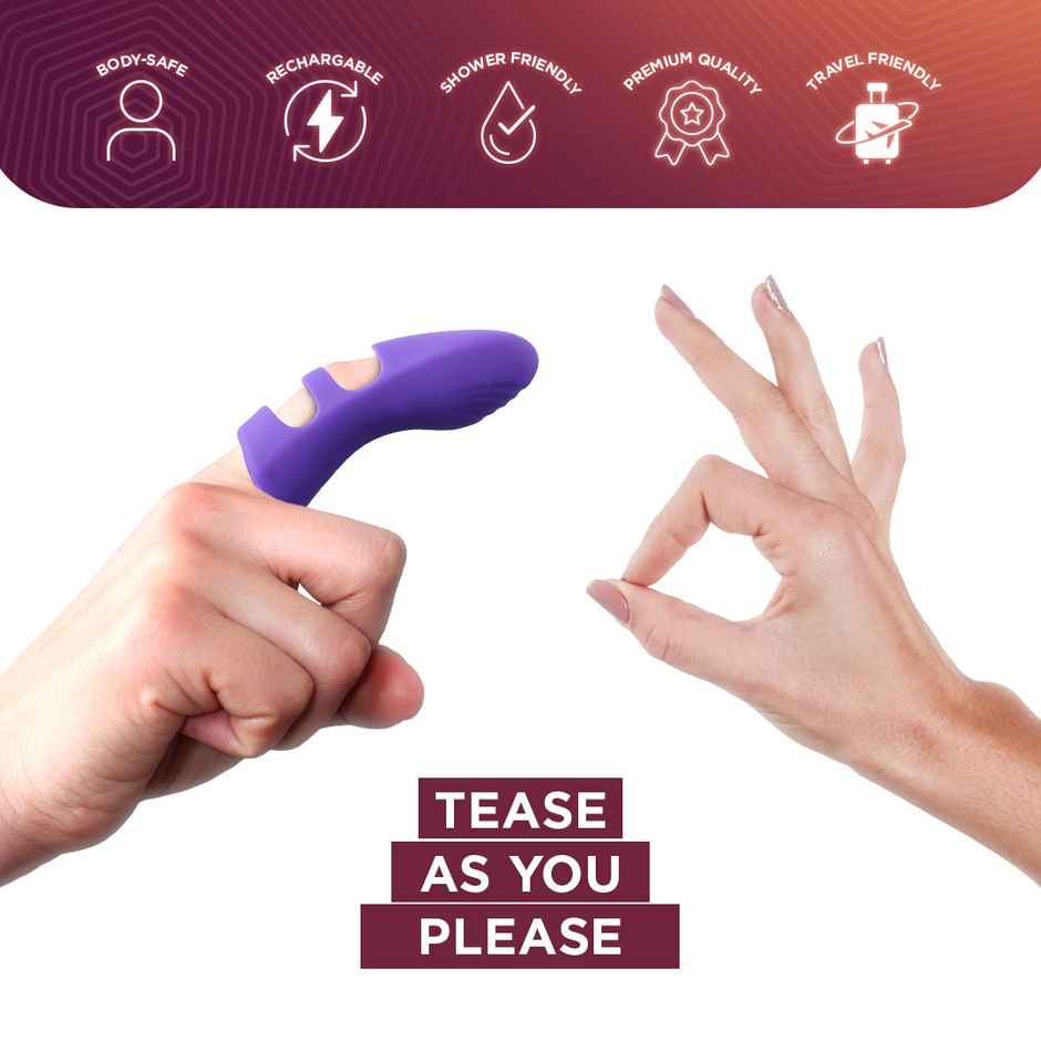 Skore Teaser Finger Vibrator | Rechargeable | Waterproof