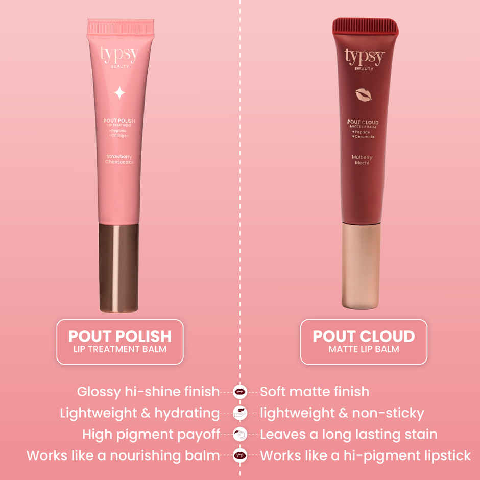 Typsy Beauty Pout Cloud Matte Lip Balm Iced Cafe Latte