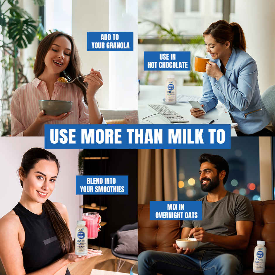 XLR8 Sports Nutrition More than Milk Ultra-Filtered High Protein Skimmed Milk