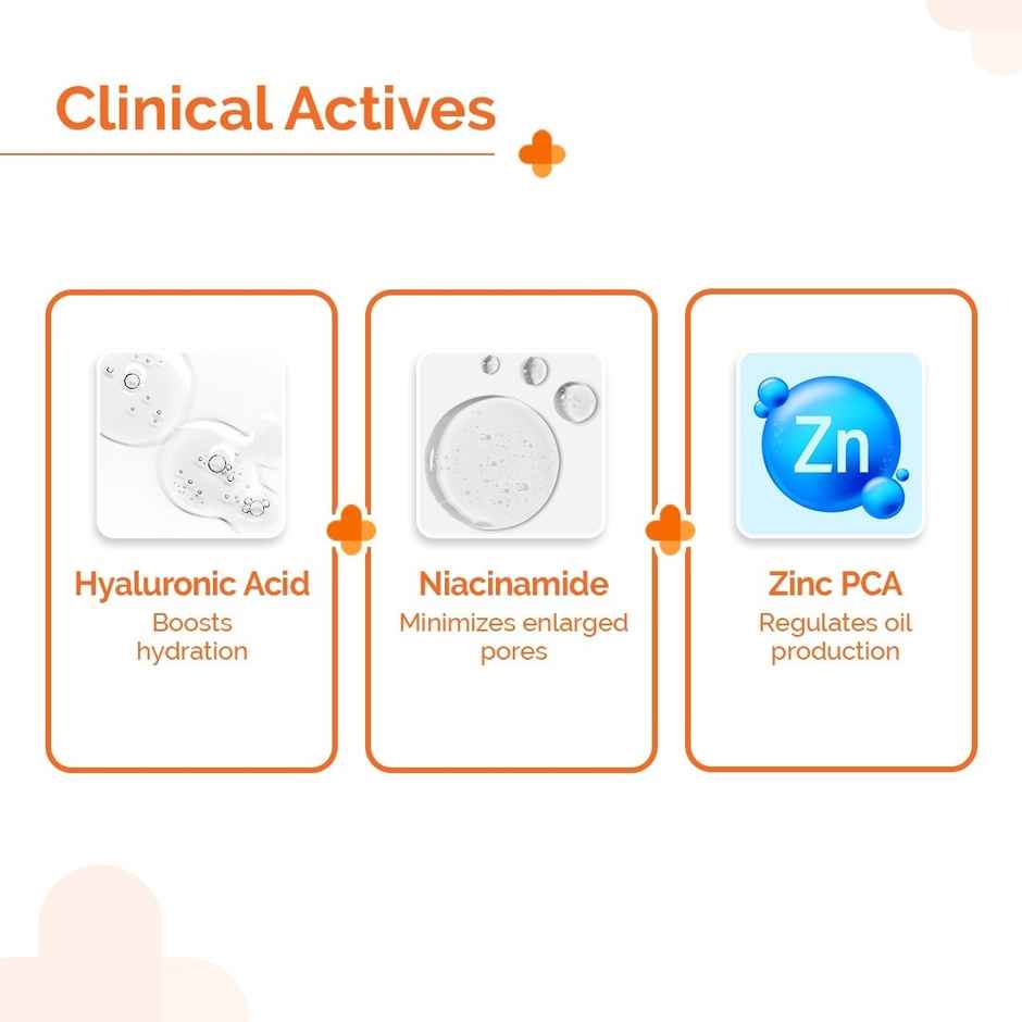 The Derma Co 1% Hyaluronic Sunscreen Oil-Free Gel With Spf 50 Pa++++ For Oily & Acne-Prone Skin