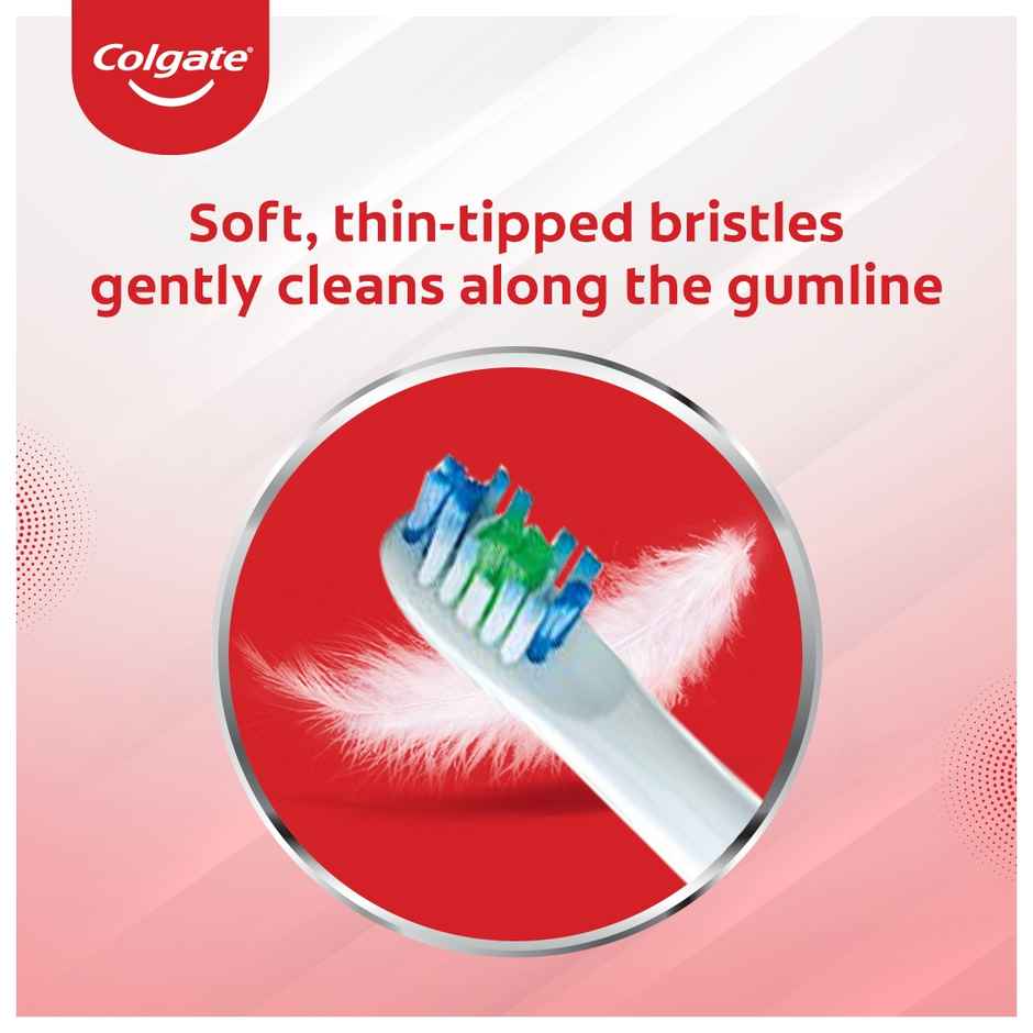 Colgate Proclinical 150 Battery Powered Toothbrush, Electric Toothbrush With Soft Bristles And Strong Strokes