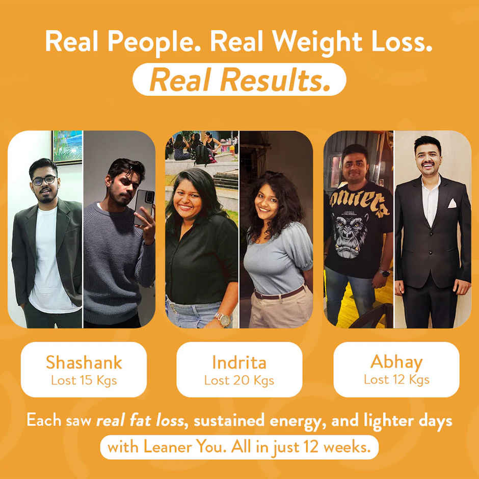 Happy Cultures Leaner You | Weight Loss Solution | Probiotics + L-Carnitine | 15pcs