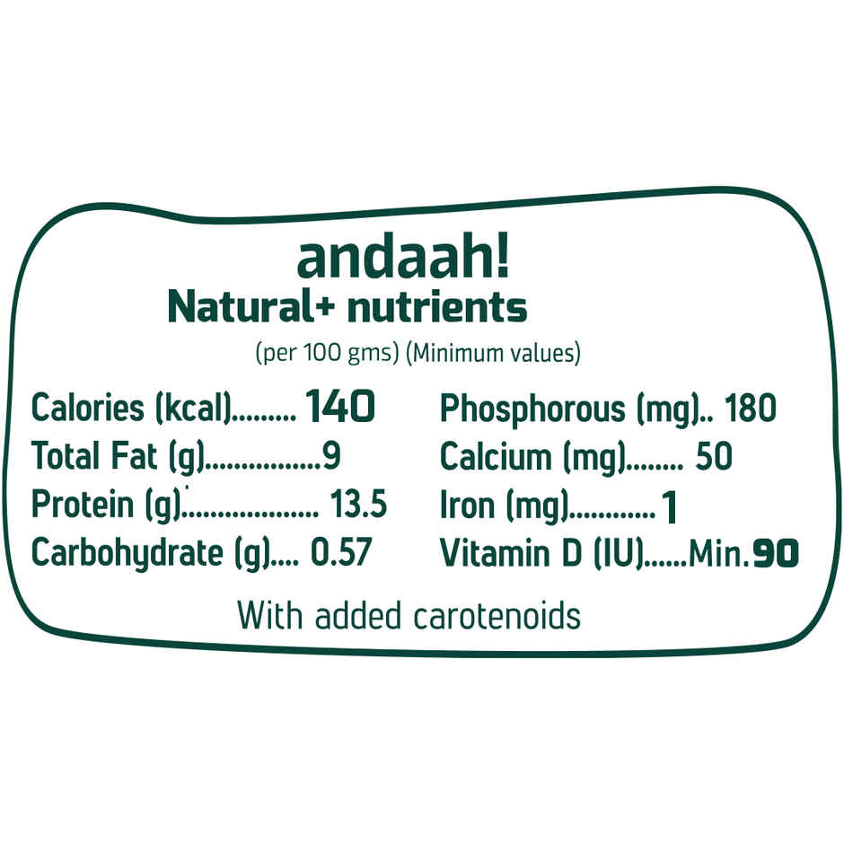 Andaah Natural+ White Eggs