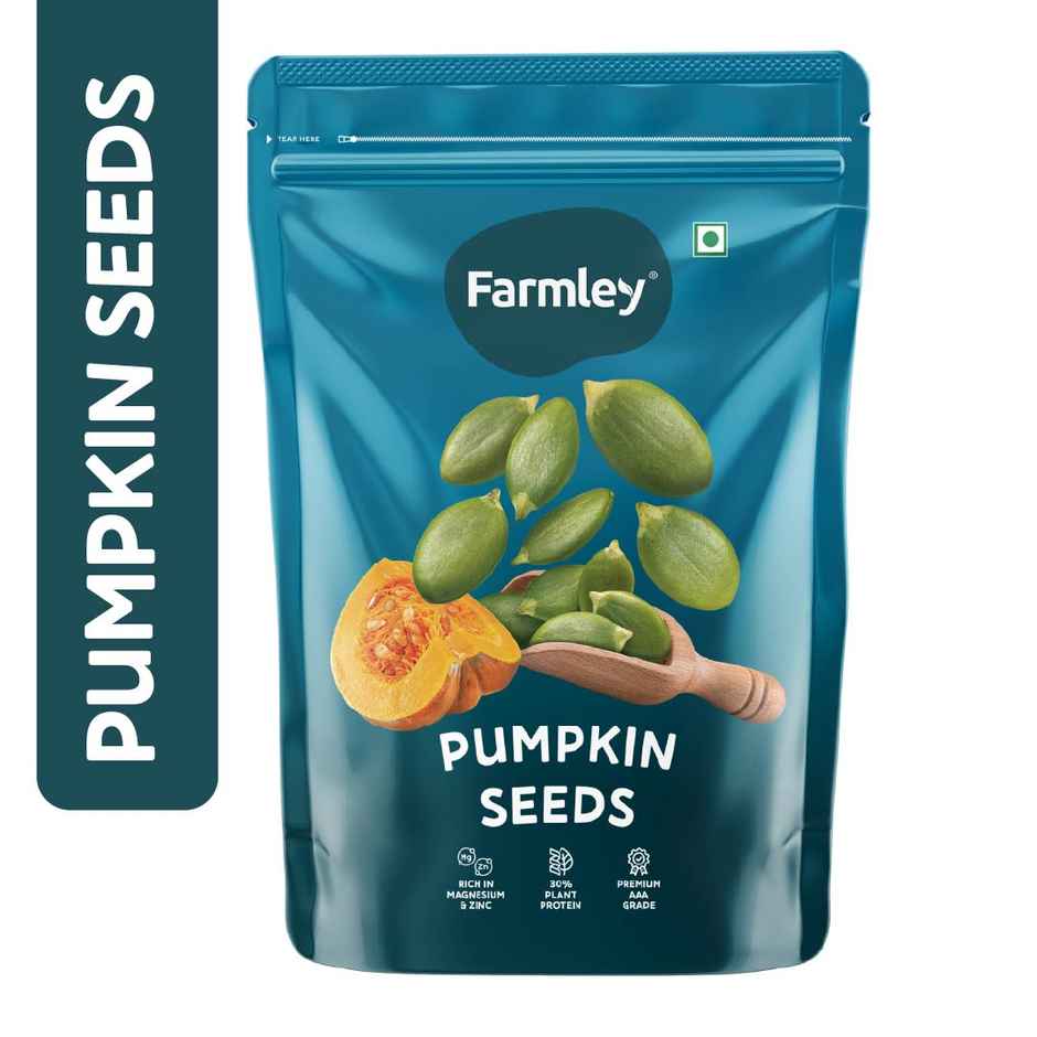 Farmley Premium Natural Chia Seeds Rich In Protein & Fiber (200g) & Farmley Premium Flax Seeds (200g) & Farmley Premium Pumpkin Seeds Aaa Grade (200g) & Farmley Premium Sunflower Seeds (200g) Combo
