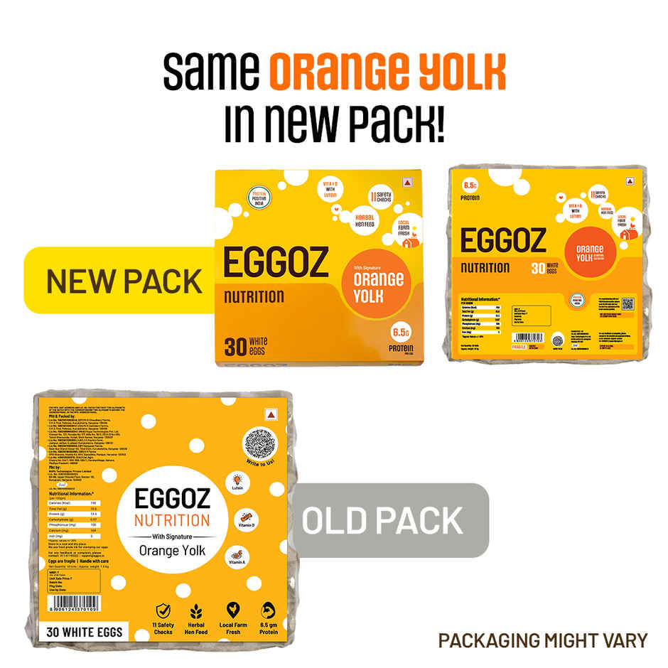 Eggoz Protein Rich Farm Fresh White Eggs