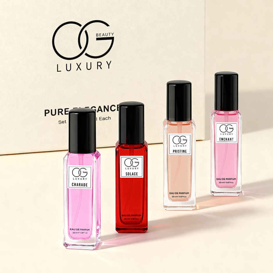 OG Beauty Luxury Pure Elegance Eau De Parfum | Pack of 4 for Women
