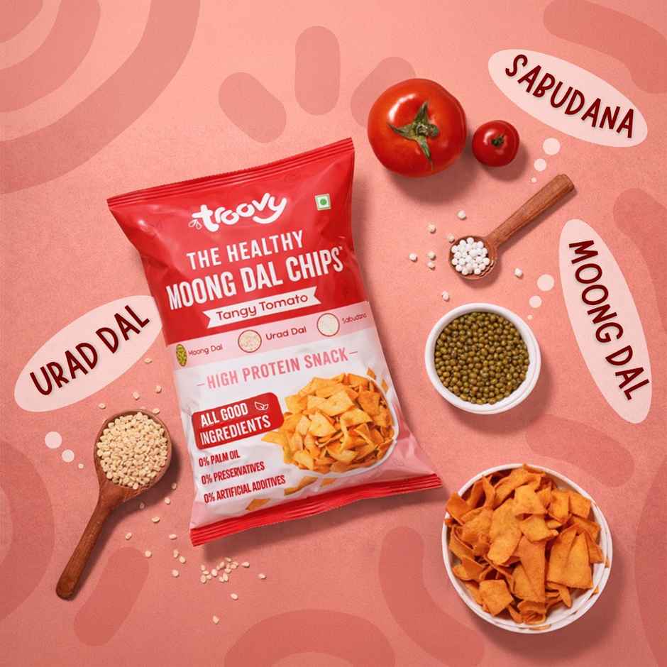 Troovy High Protein Moong Dal Chips | No Palm Oil