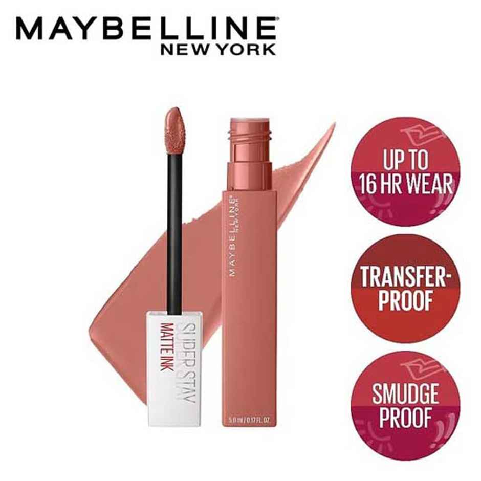 Maybelline Super Stay Matte Ink Liquid Lipstick, 65 Seductress