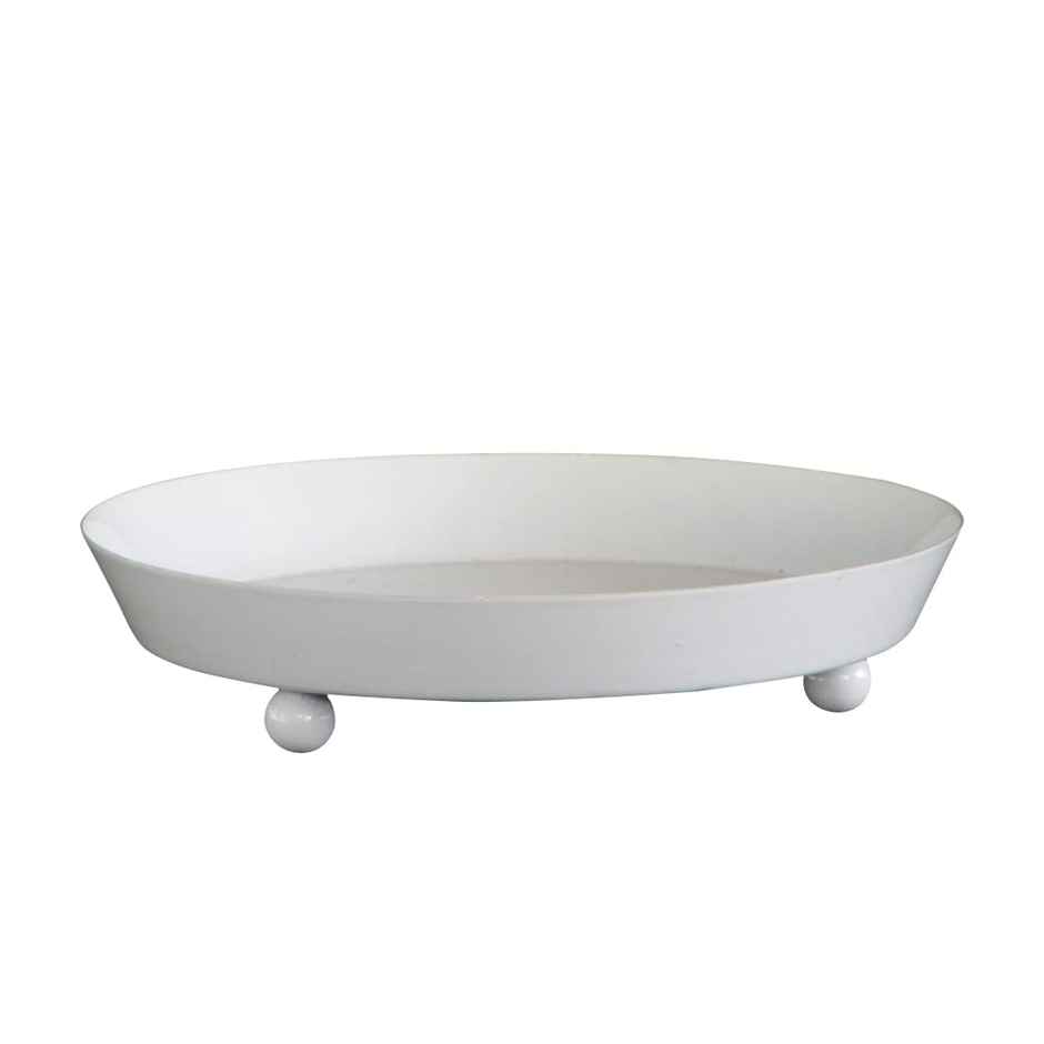 TrustBasket Golden Decorative Planter Bowl with Saucer | Tabletop Flower Pot for Home Decor