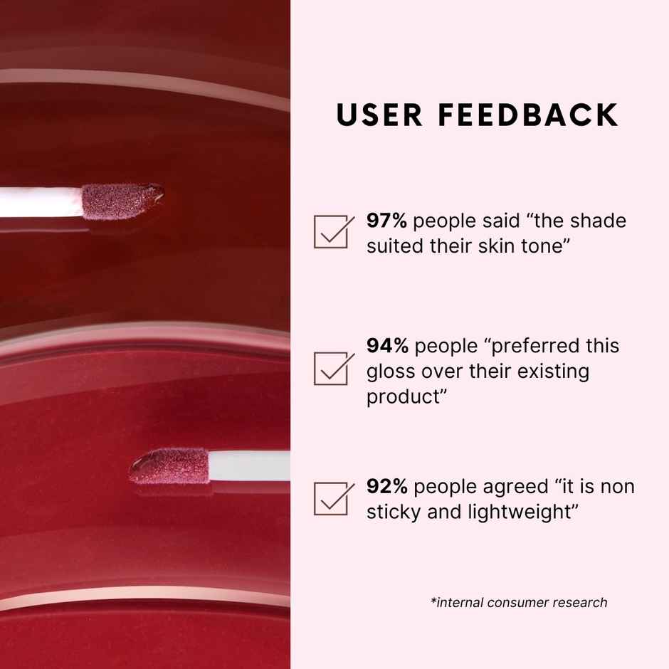 Brwn. Glass Shine Lip Gloss | High Shine | Super Moisturising - 02 Berry Glaze