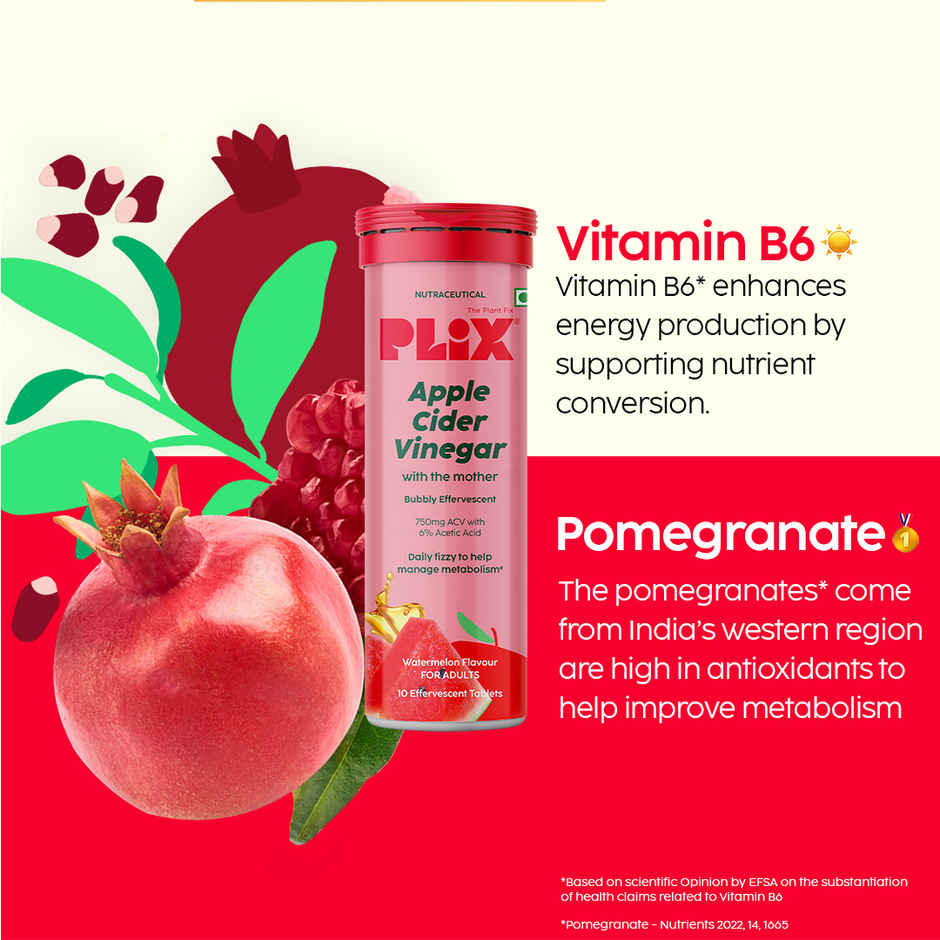 Plix The Plant Fix ACV 750mg Watermelon
