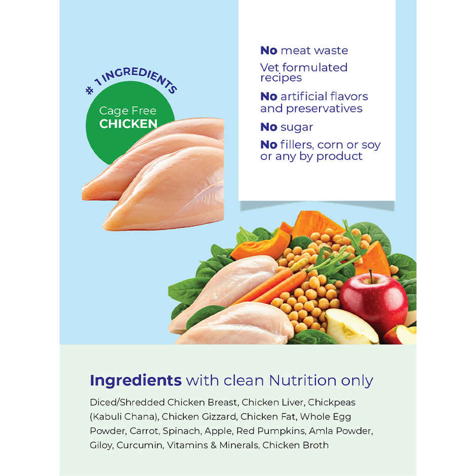 Wagsy - Chicken & Apple | Fresh Wet FOOD For Dogs