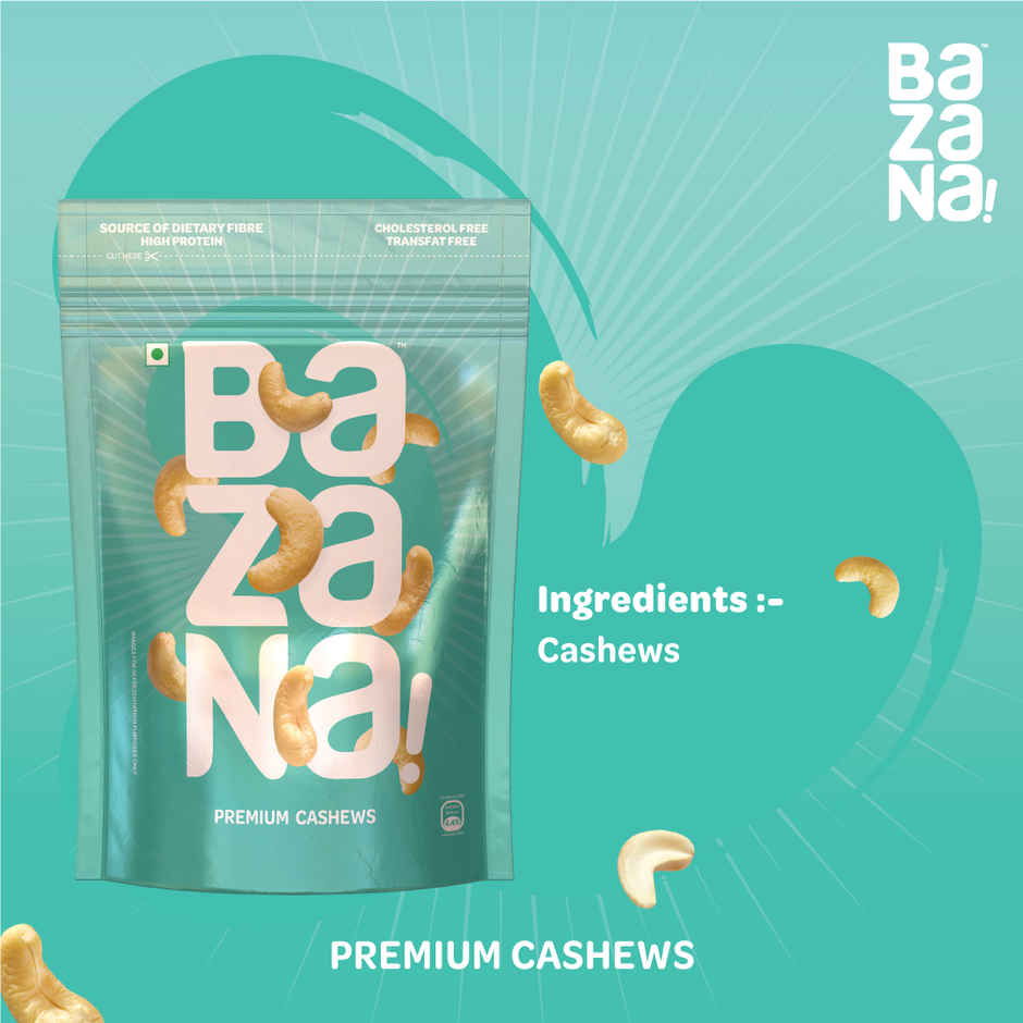 Bazana Handpicked Raw Cashews | Superior Quality