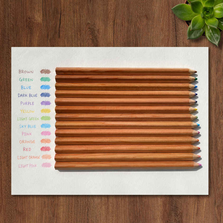 Camel Clover Pencil Colors with Sharpner