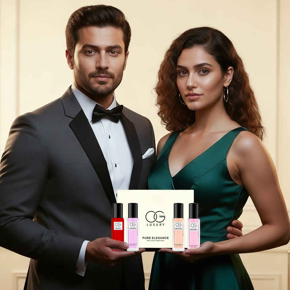 OG Beauty Luxury Pure Elegance Eau De Parfum | Pack of 4 for Women