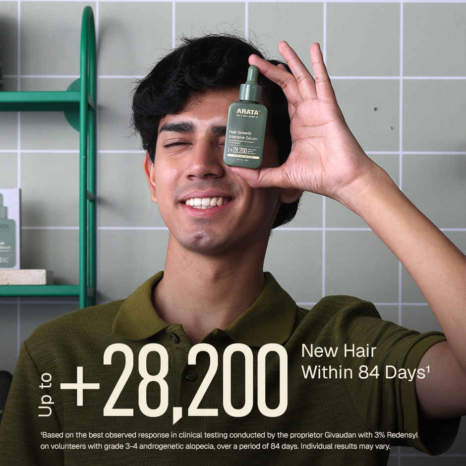 Arata Hair Growth Intensive Serum with 3% Redensyl