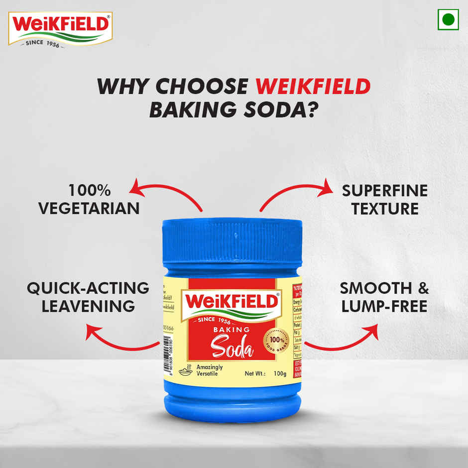 Weikfield Corn Starch (500g) & Weikfield Baking Soda Jar (100g) Combo