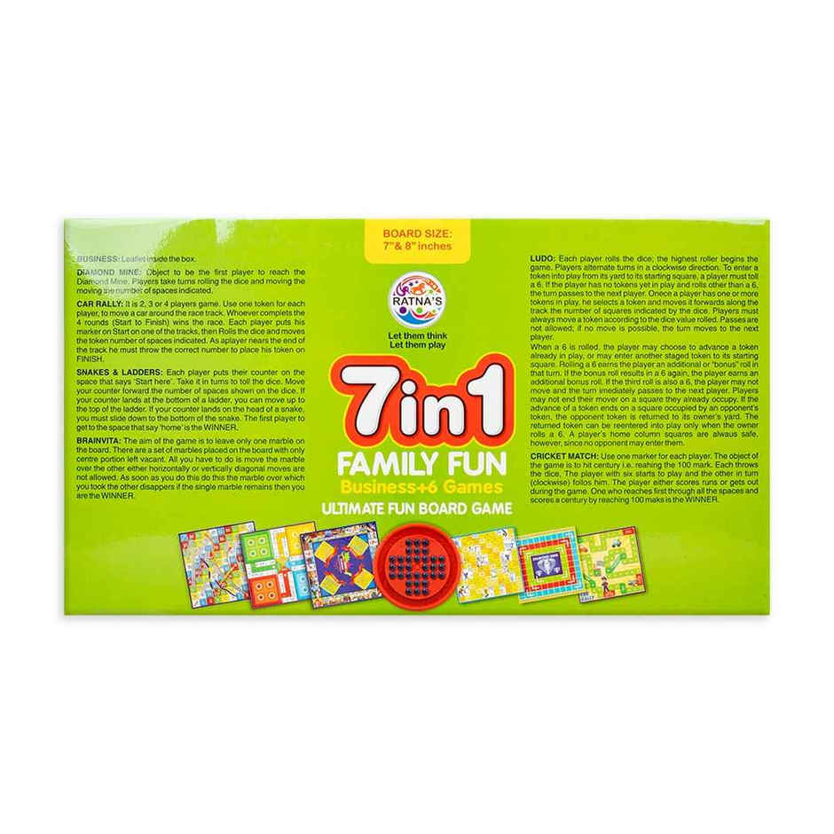 Ratna's 7 In 1 Family Fun Games