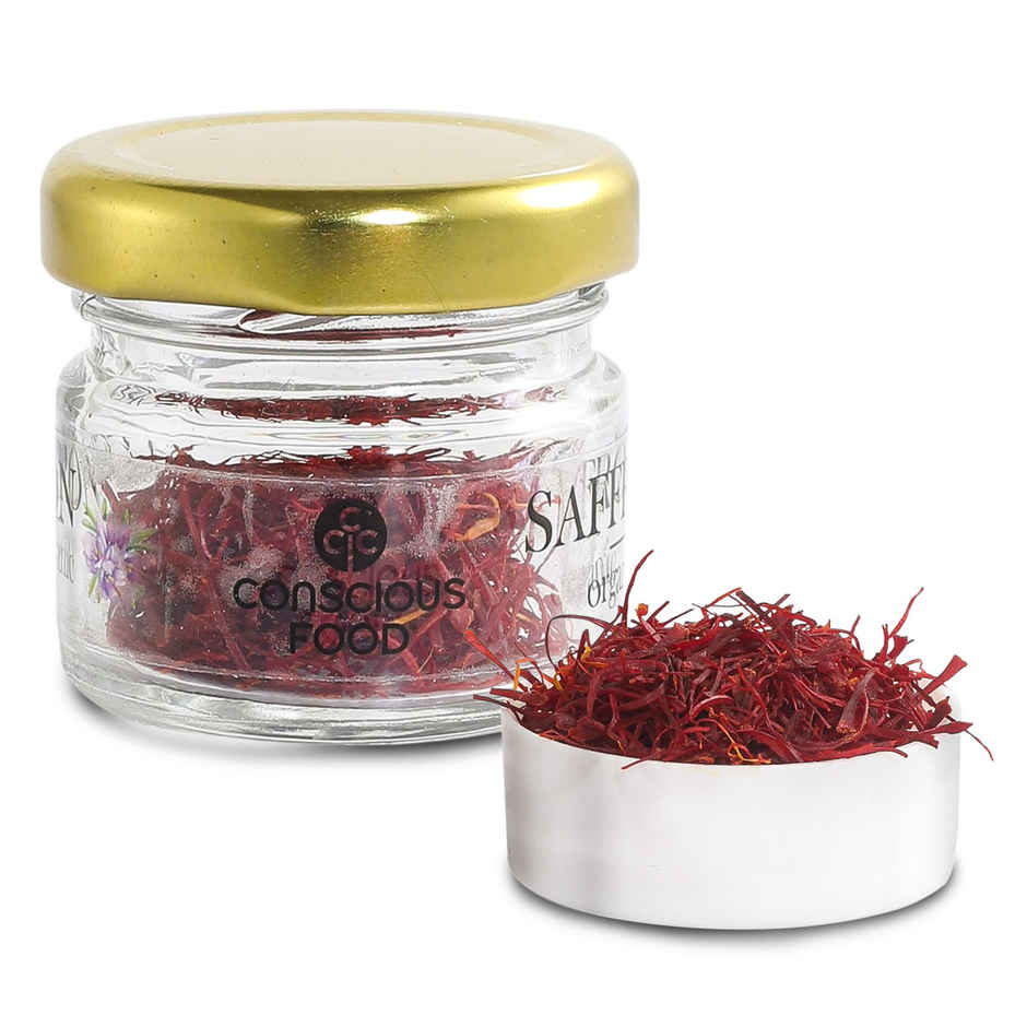Conscious Food Organic Saffron | Glass Jar