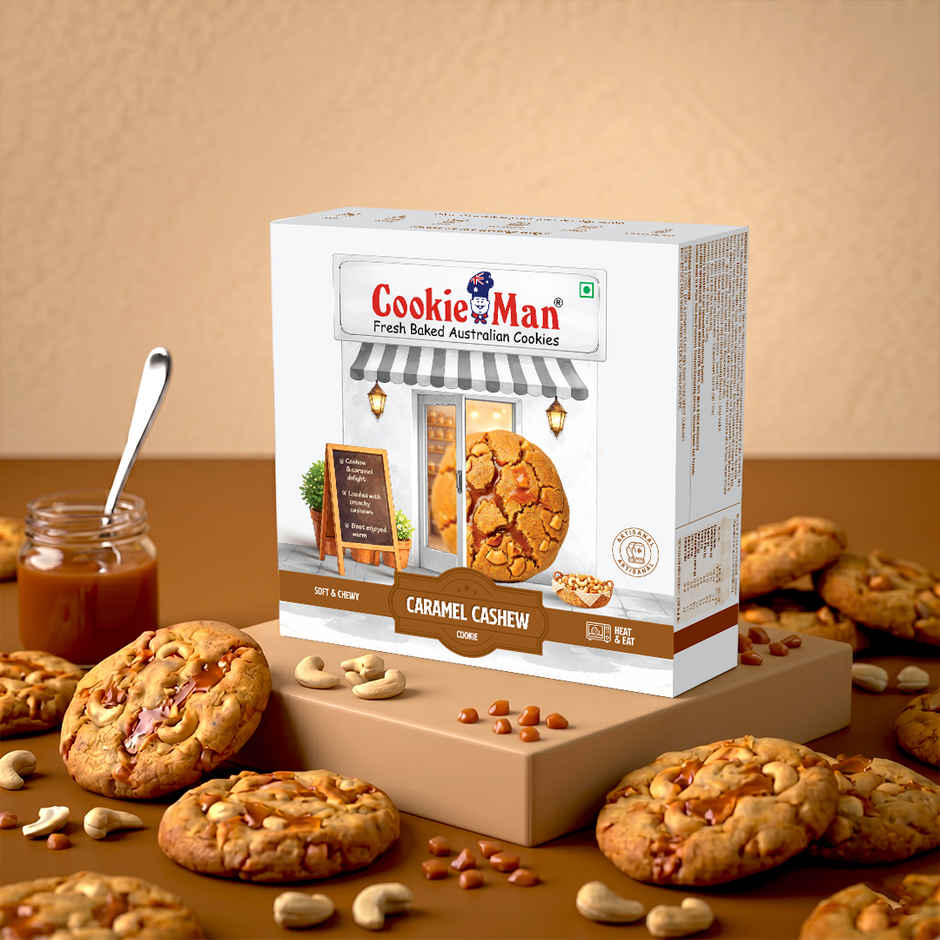 CookieMan Caramel Cashew Soft Dessert Cookie