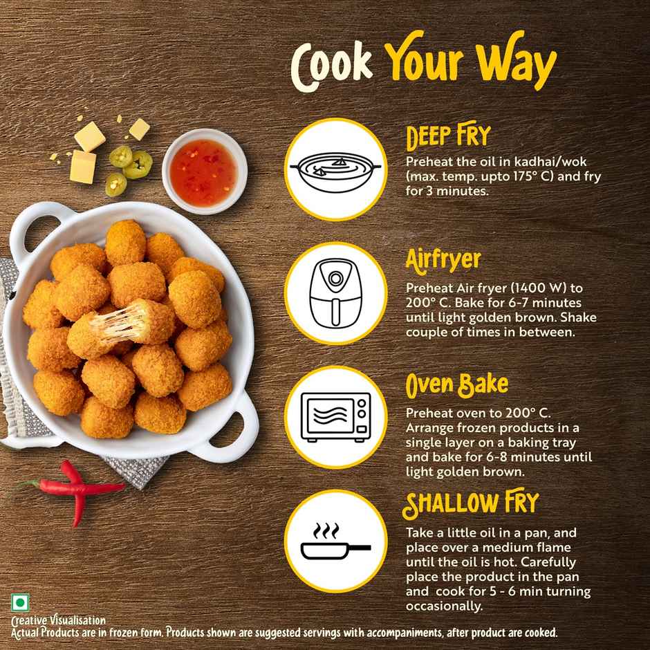 McCain Chilli Cheesy Nuggets Combo