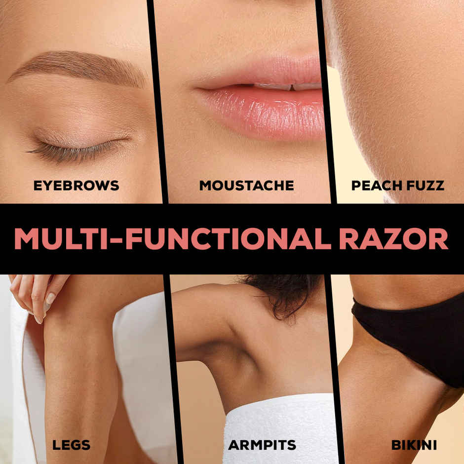 Multibrite Foldable Eyebrow Razor | Face Hair Removal | Eyebrow Shaper & Grooming Tool