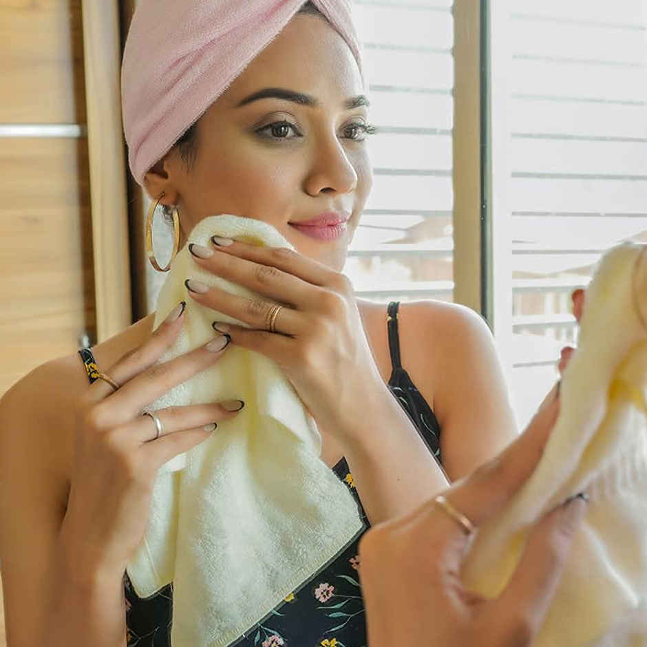 Mush 100% Bamboo Face Towel | Gift Box Set Of 6 | Ultra Soft & Quick Dry Face Towel | Assorted