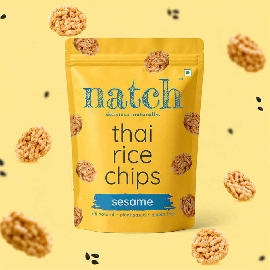 Natch Sesame Thai Rice Chips | No Palm Oil | Healthy Snacks