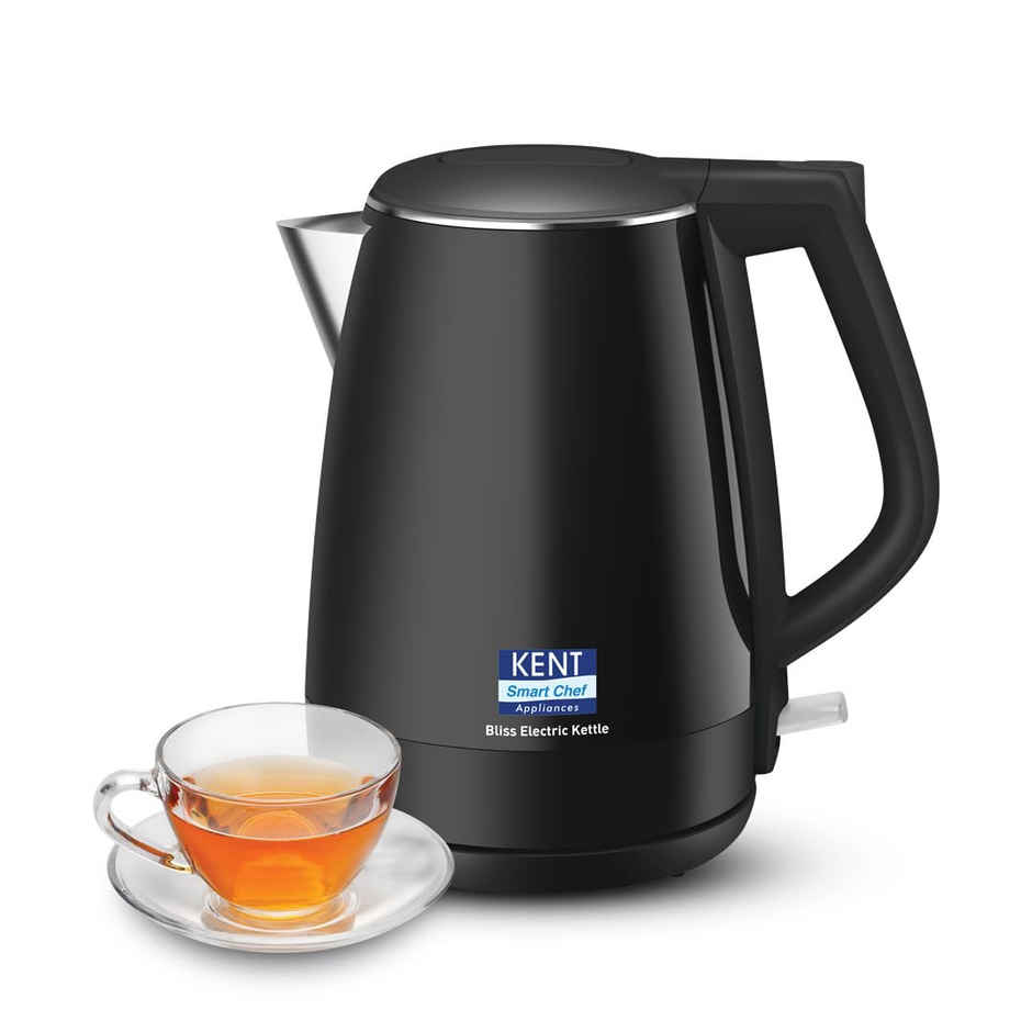 KENT Bliss Electric Kettle | 1500W Power & 1.5L Capacity | Cool Touch Exterior & SS 304 Inner Body