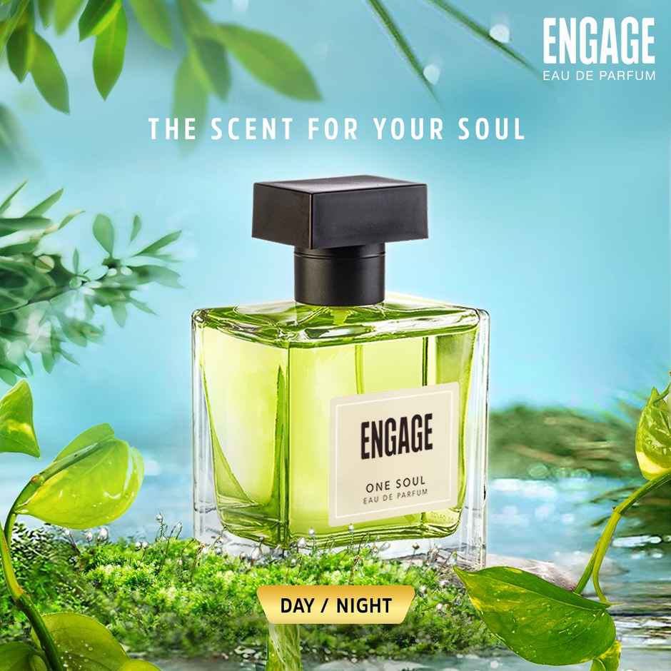 Engage One Soul Gender-free Perfume, Citrus & Spicy, Free Tester with pack