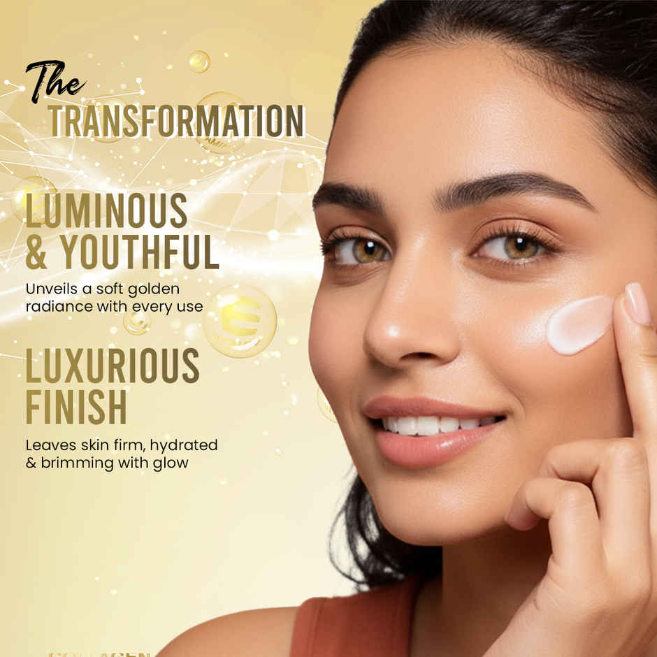 Oxyglow Herbals Gold Bleach Cream For All Skin Types | Gives Instant Glow & Lightens Pigmentation