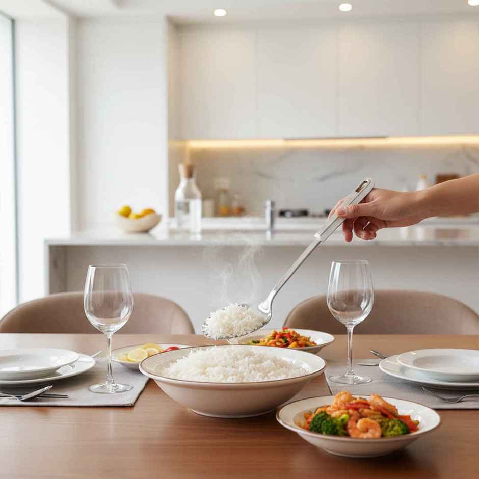 Habitat Pro Series Serving Spoon with SS Insert | Functional & Stylish Design