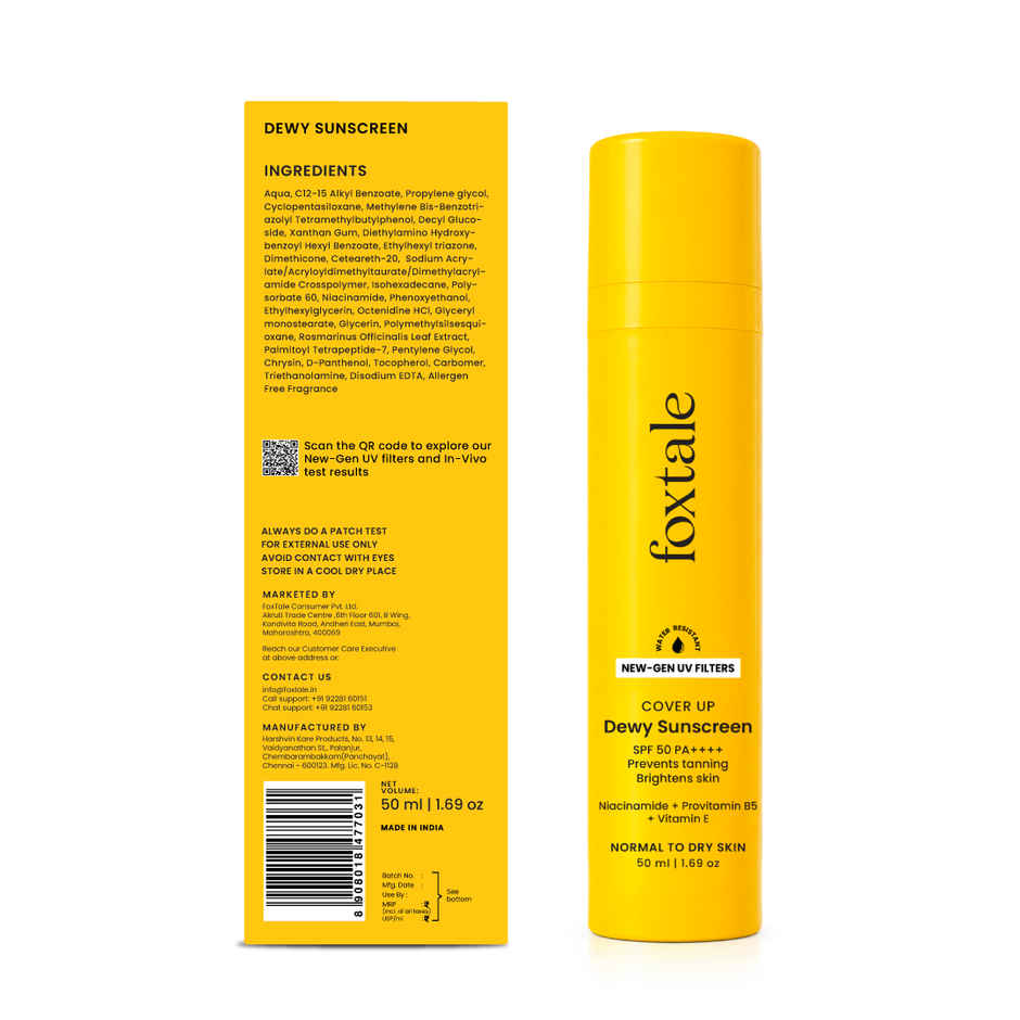 Foxtale Dewy Sunscreen SPF 50 PA++++