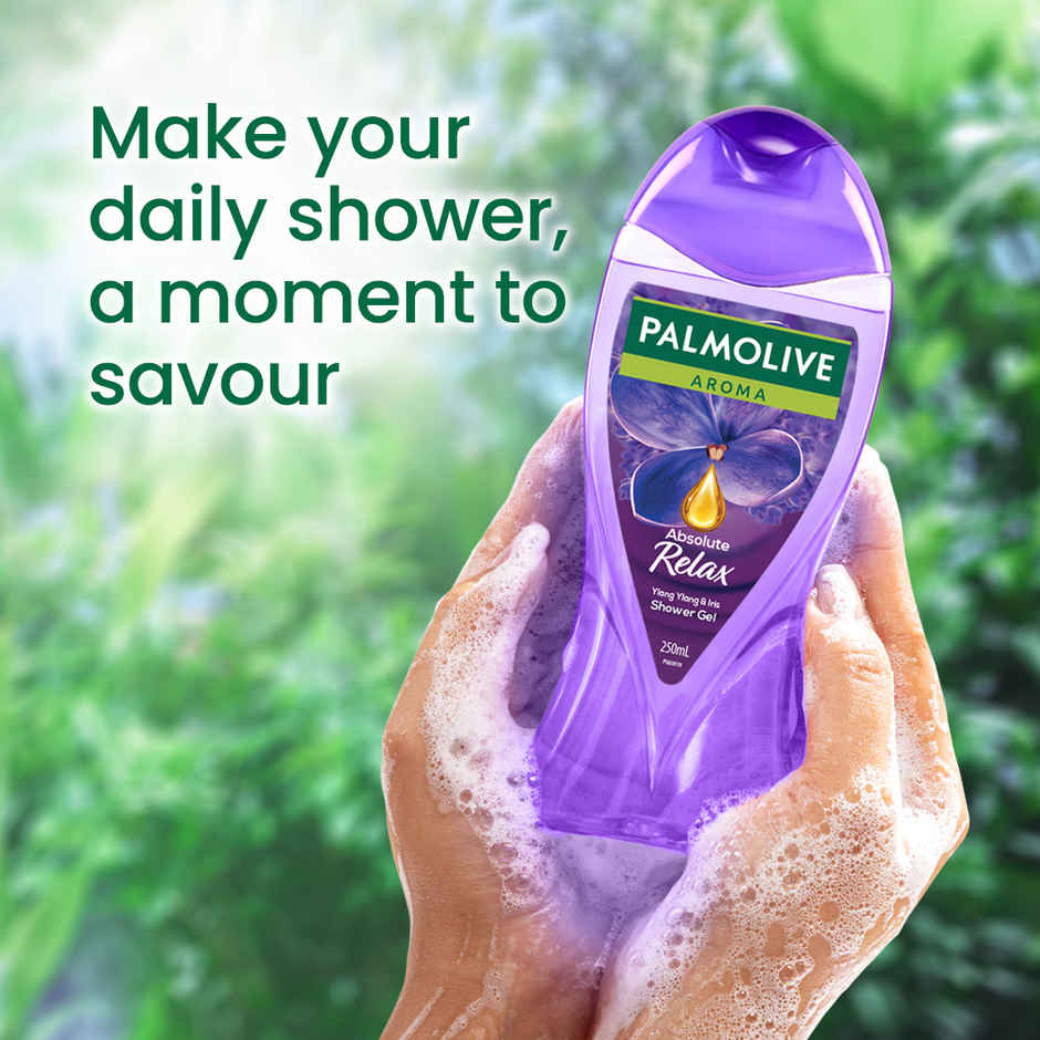 Palmolive Iris & Ylang Ylang Essential Oil Aroma Absolute Relax, Moisturizing Body Wash