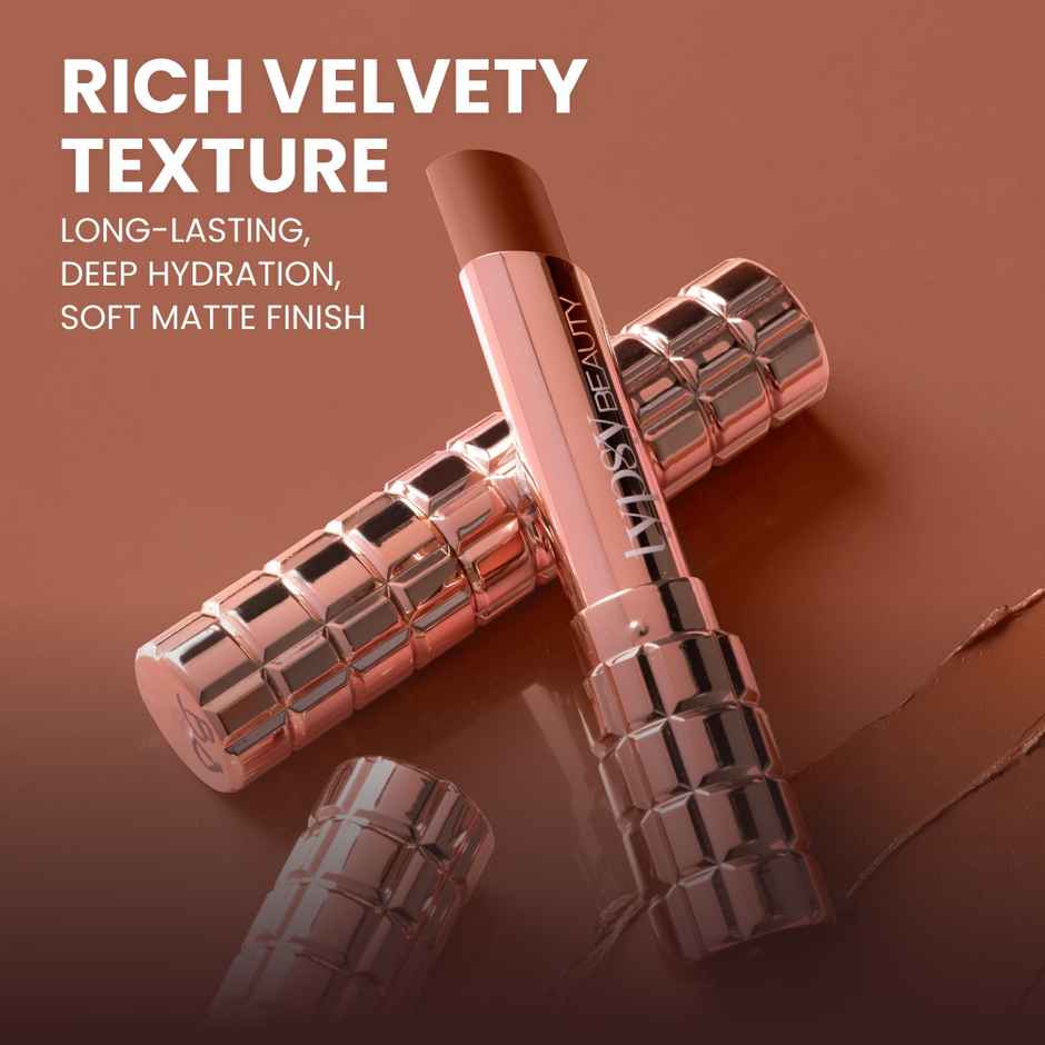 Typsy Beauty Cocoa Peptide Velvet Matte Lipstick Mocha Mauve Deep