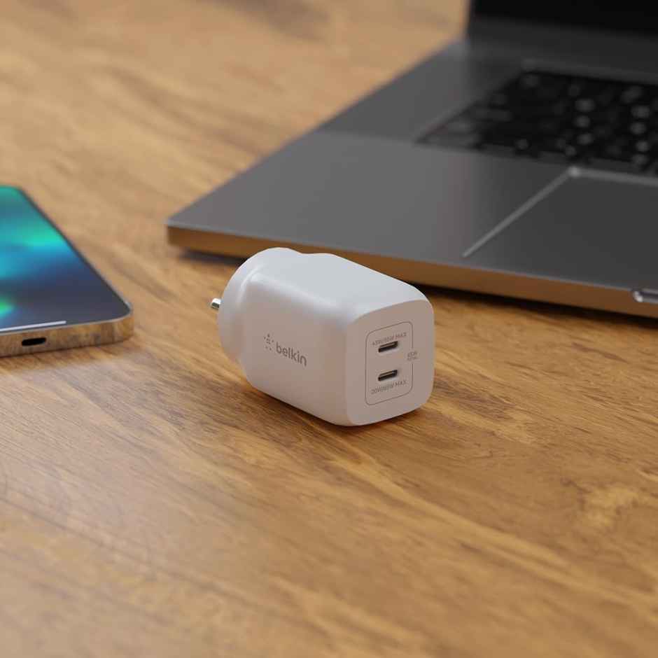 Belkin 65W Dual USB-C GaN Wall Charger