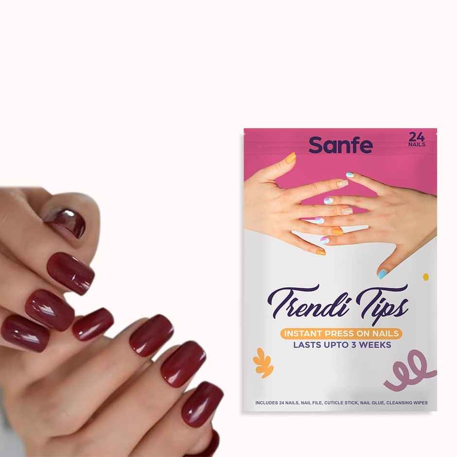Sanfe Instant Stick On Nails - Bloody Marry