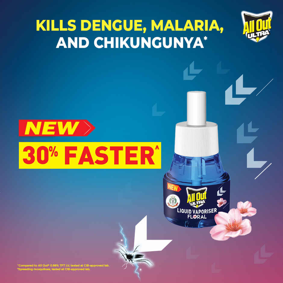 All Out Ultra Power + Slider Floral Mosquito Repellent