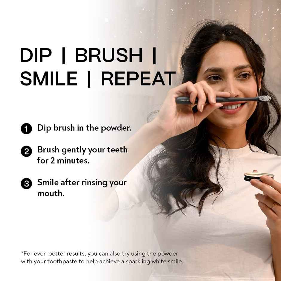 Habbits Natural Charcoal Teeth Whitening Powder