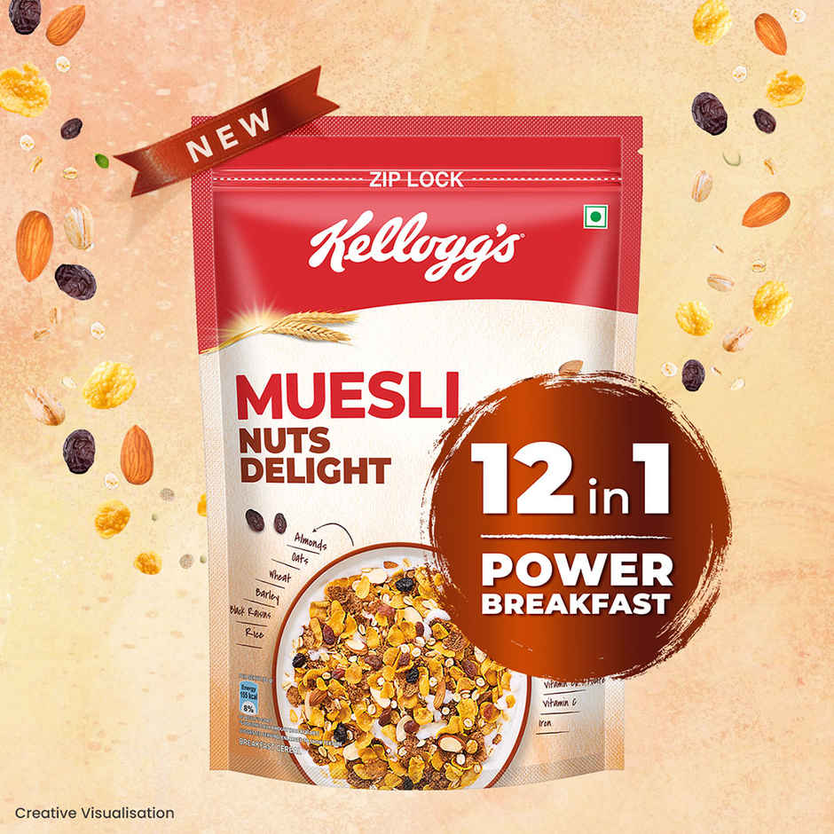Kellogg's Muesli Nuts Delight 12-in-1 Power Breakfast