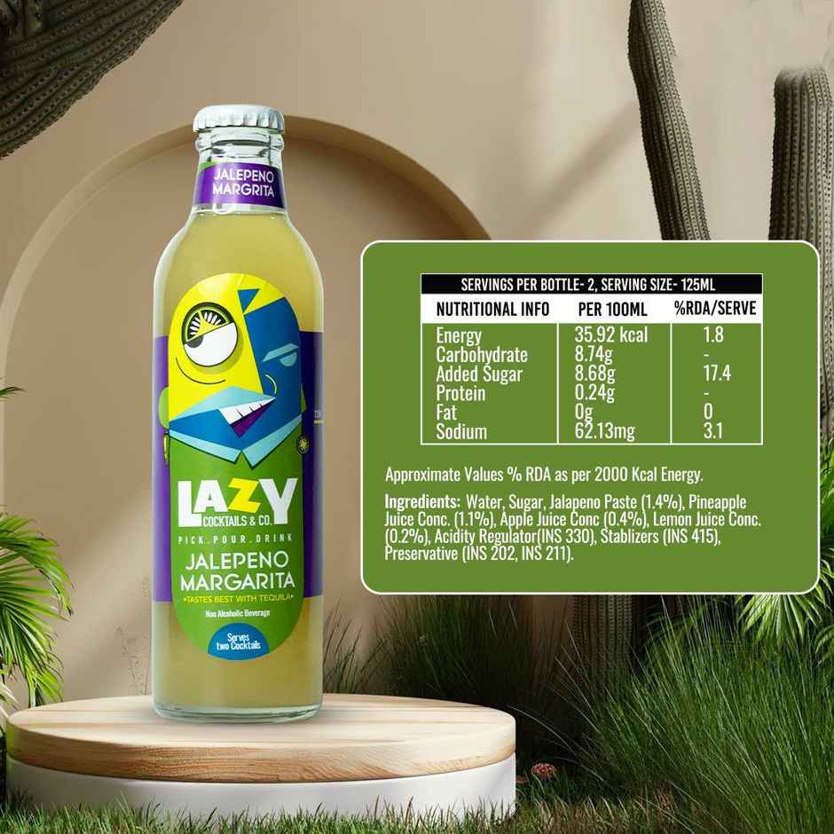 Lazy Cocktails Jalapeno Margarita