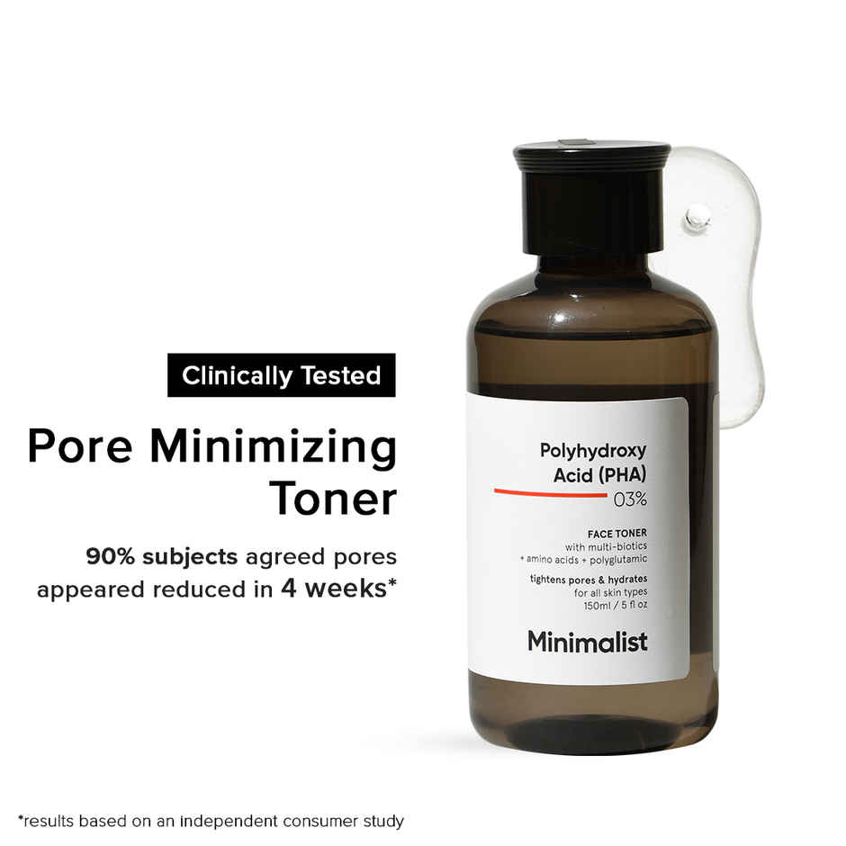 Minimalist Anti Acne PHA 3% Face Toner for Oily Skin