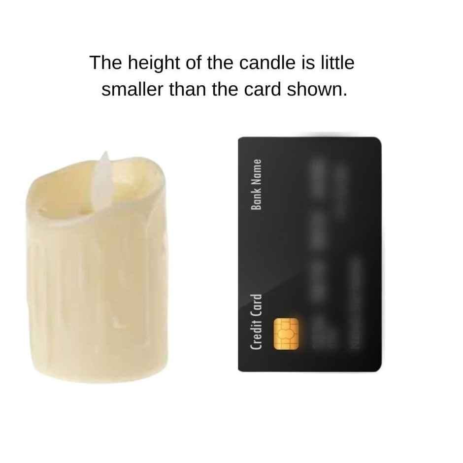 Hashwow Acrylic Dancing Tealight LED Candles for Home Decor Ideal for Lobby, Living Room, Bedroom