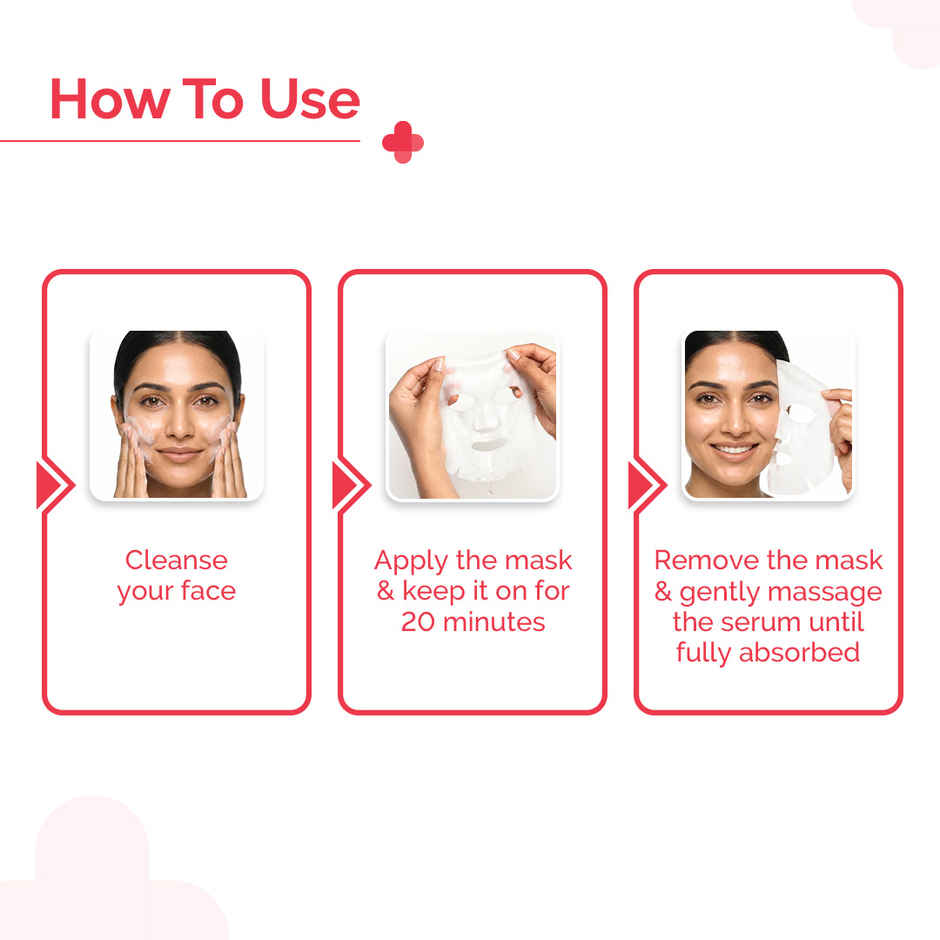 The Derma Co. 1% Salicylic Acid Acne Control Sheet Mask for Clear Skin