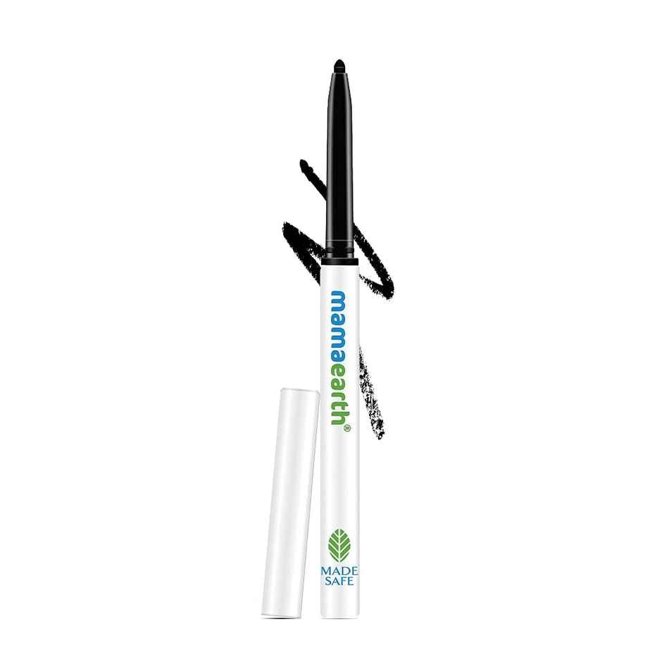 Mamaearth Charcoal Black Long Stay Kajal | Black | Waterproof | for 11-Hour Smudge-Free Stay