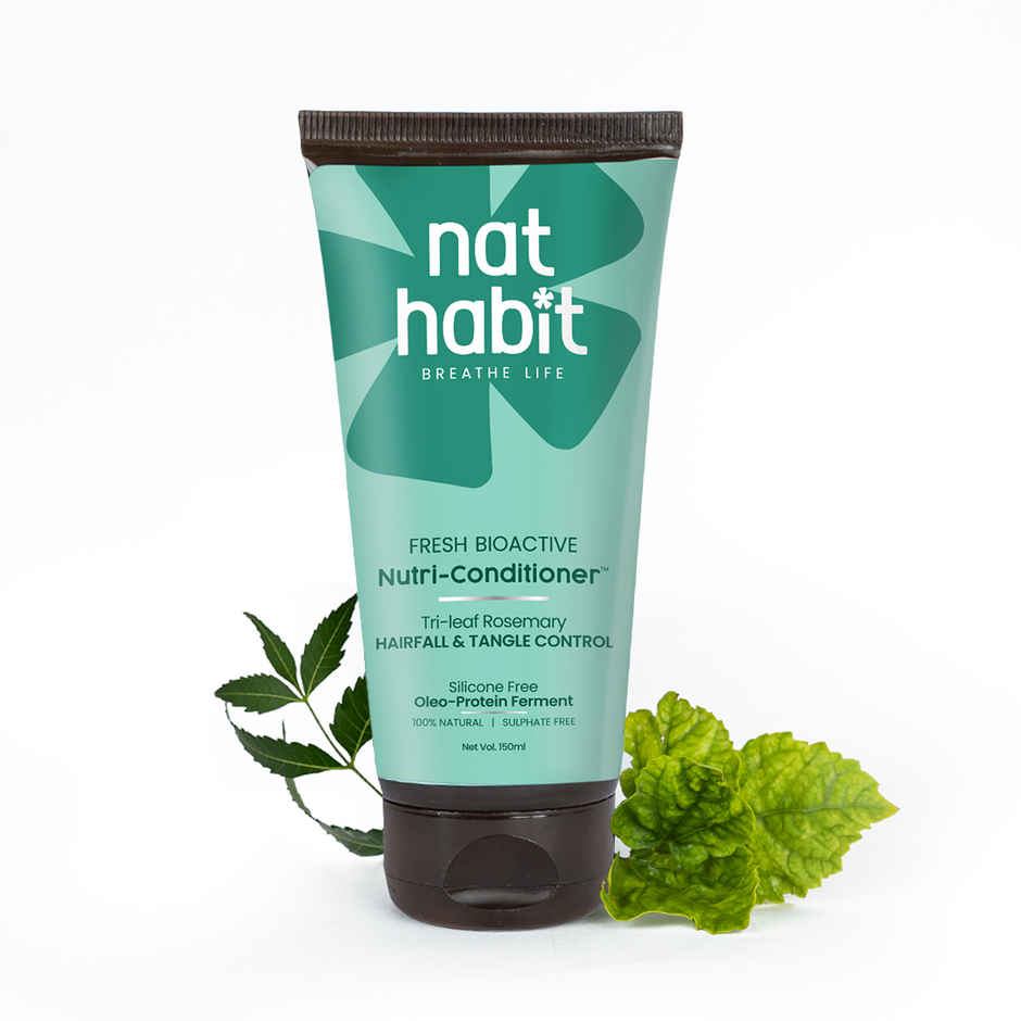 Nat Habit Anti-Hair Fall Rosemary Conditioner For Women & Men, Hair Tangle Control Sulphate