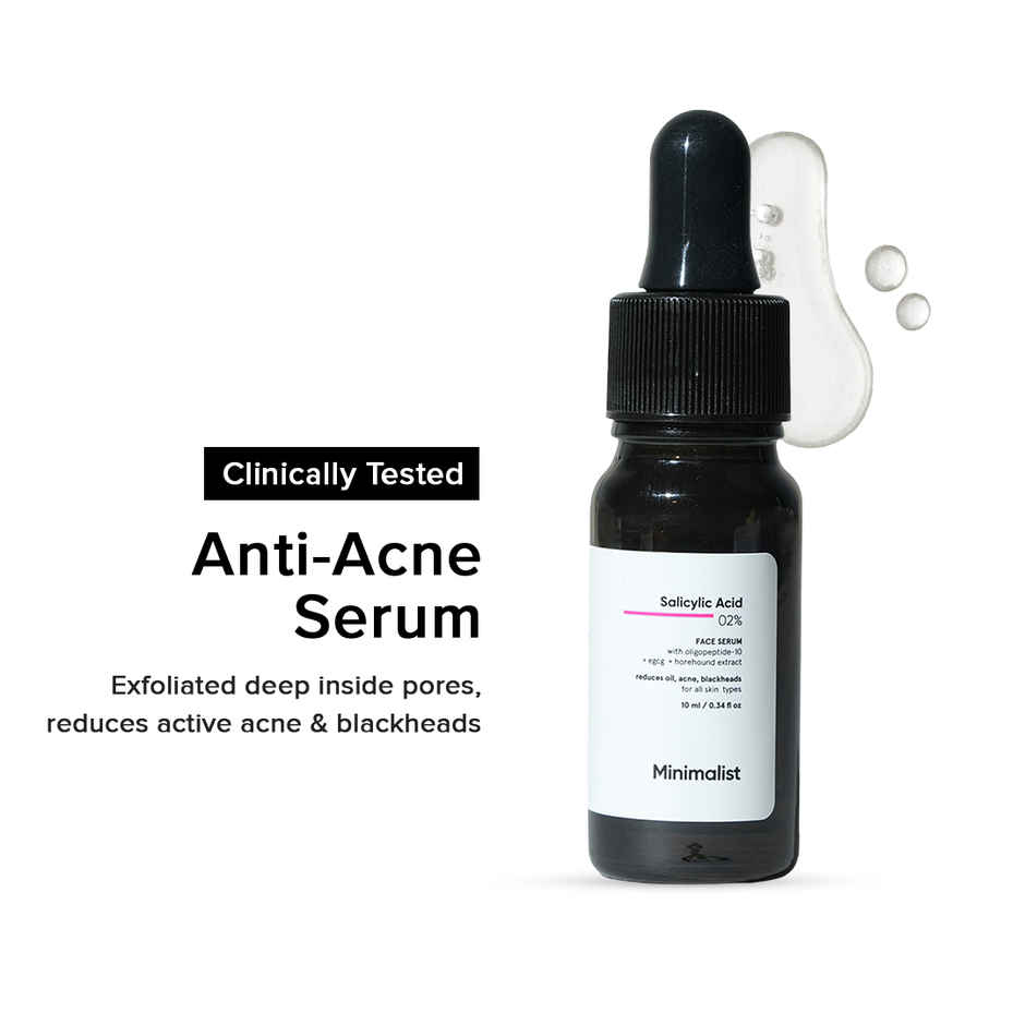 Minimalist Anti-Acne 2% Salicylic Acid Face Serum for All Skin Types