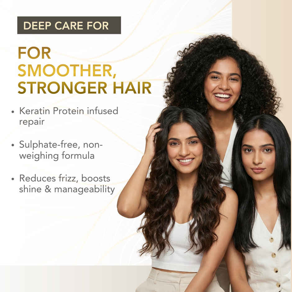 The Skin Story Keratin Conditioner For Coloured Treated Hair Repairs Damage & Frizz Sulphate Free